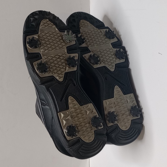 Nike Golf Shoes Men's 10.5 Wide Black Lace Up Durasport 4 Cleats Sneakers - Picture 5 of 5